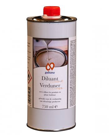 Verdunner, neutrale geur, terpentijnvervanger. Kan worden gebruikt om olieverf te verdunnen.